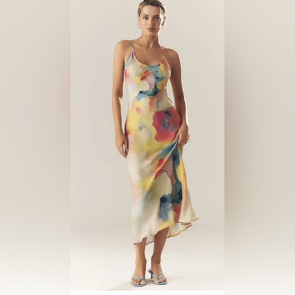 Anthropologie Dresses & Skirts - NWT! Anthropologie Conditions Apply Elva Slip
Midi Dress - Size medium🔥